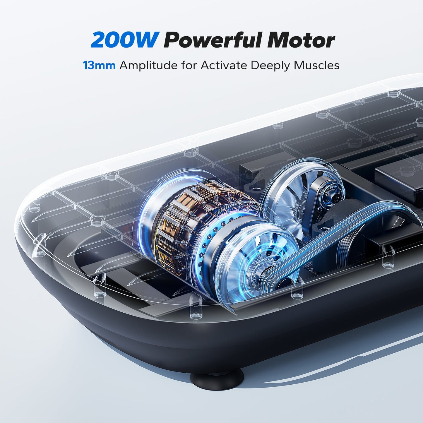 CV40 Curved 440 lbs High-Power Vibration Plate for Weight Loss