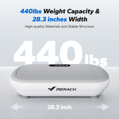 CV40 Curved 440 lbs High-Power Vibration Plate for Weight Loss