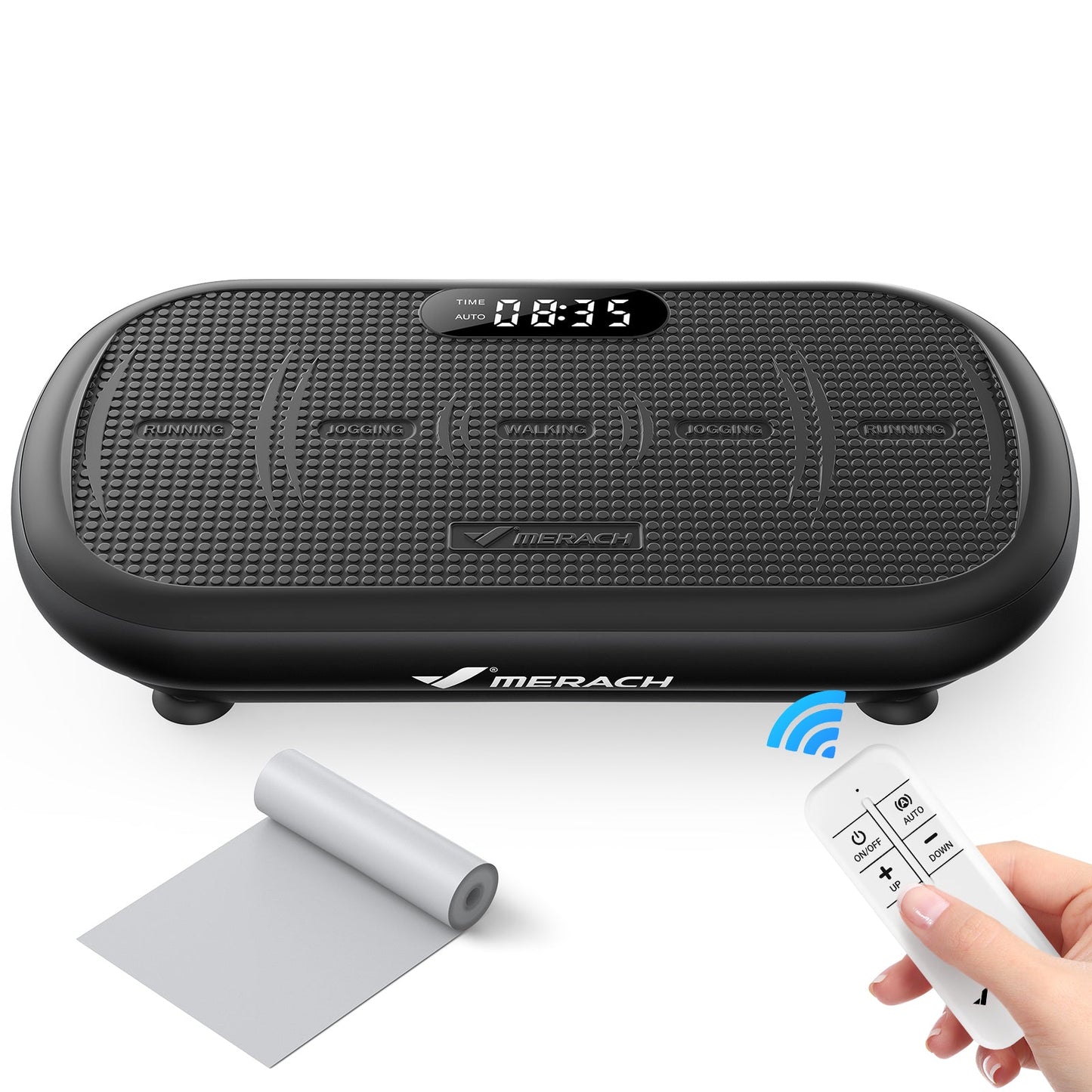 CV40 Curved 440 lbs High-Power Vibration Plate for Weight Loss