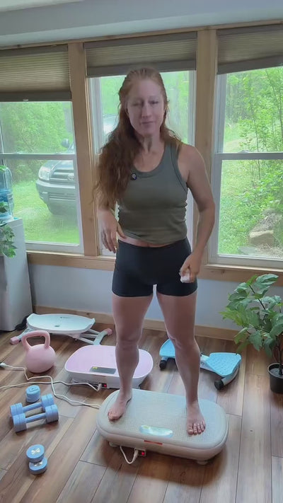 CV40 Curved 440 lbs High-Power Vibration Plate for Weight Loss