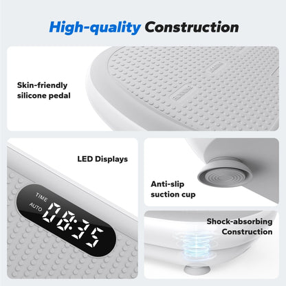 CV40 Curved 440 lbs High-Power Vibration Plate for Weight Loss